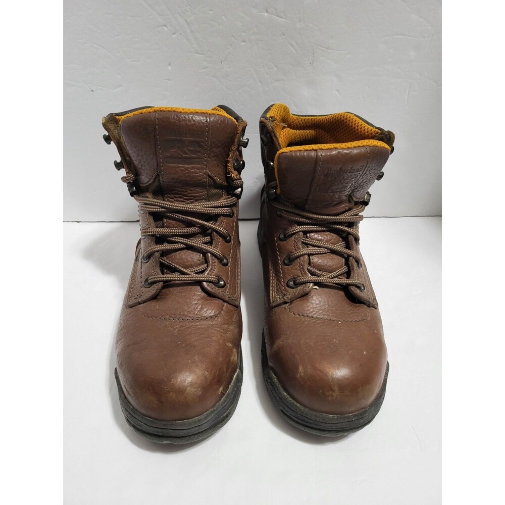 Timberland PRO Titan Women 9M Alloy Toe 6" Work Job Site Safety Toe Boot Leather